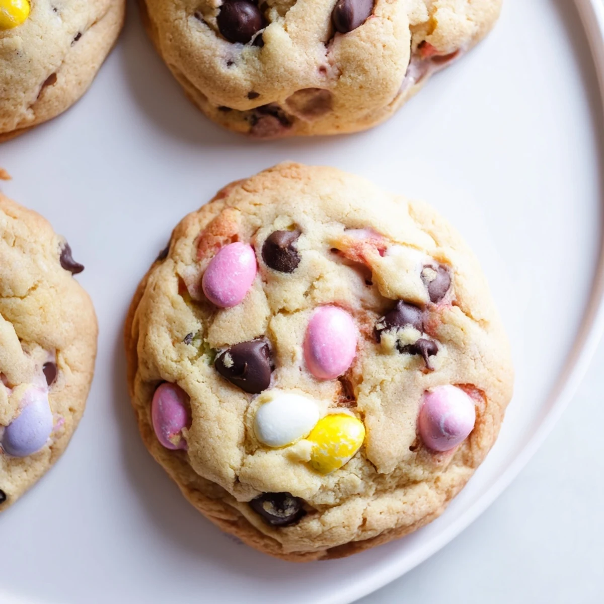 Soft Cadbury Egg Cookies