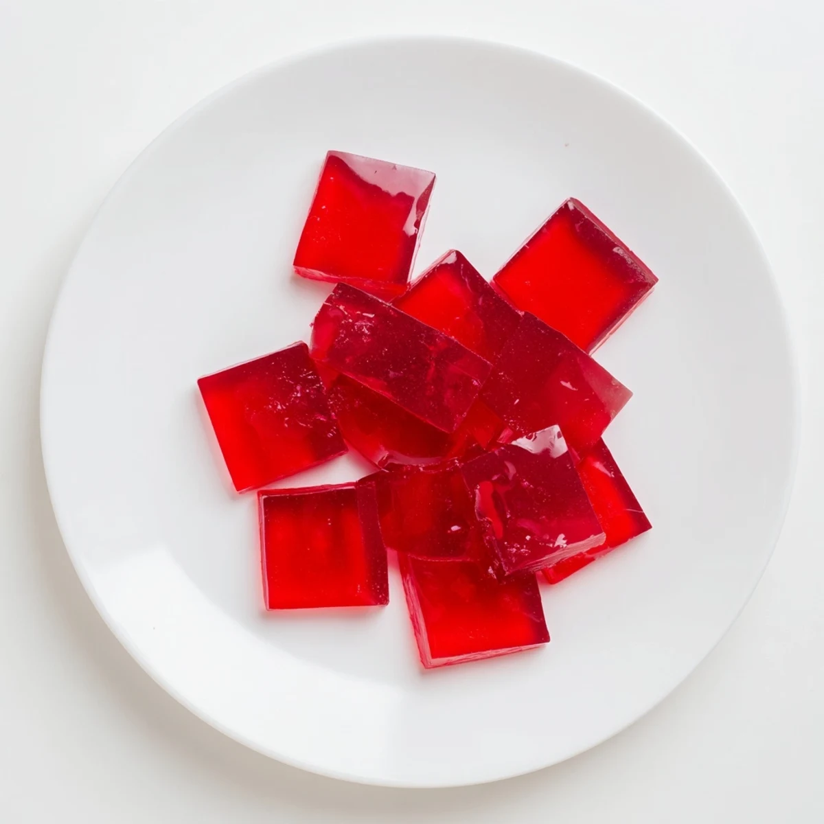 Soft fruit-based homemade raspberry gummy snacks spilling from glass mason jar onto wooden board