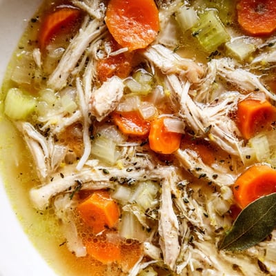 Crockpot Lemon Chicken Soup