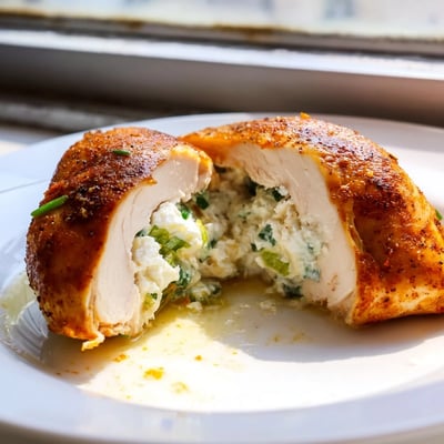 Goat Cheese Stuffed Chicken